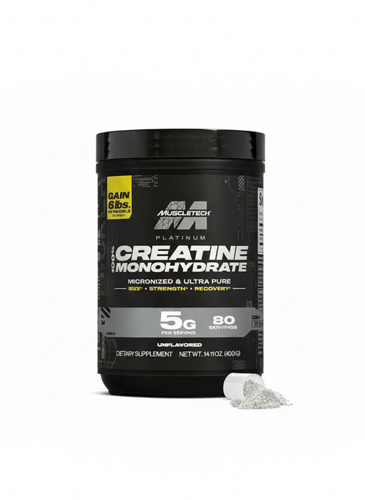 Creatine Monohydrate Powder, Platinum Pure - Unflavored Micronized Creatine for Men & Women - Workout Supplements for Performance, Muscle Recovery & Builder-(80 Servings) Packaging May Vary